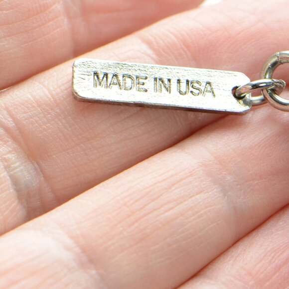 Vintage Oscar de La Renta Crystal Teardrop Necklace - Picture 8 of 8